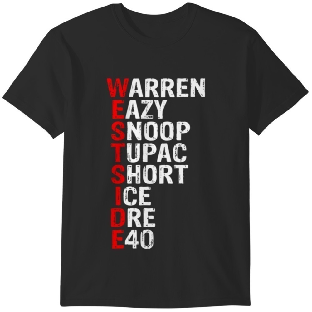 Westside Hip Hop Rap Music Legends Tshirt